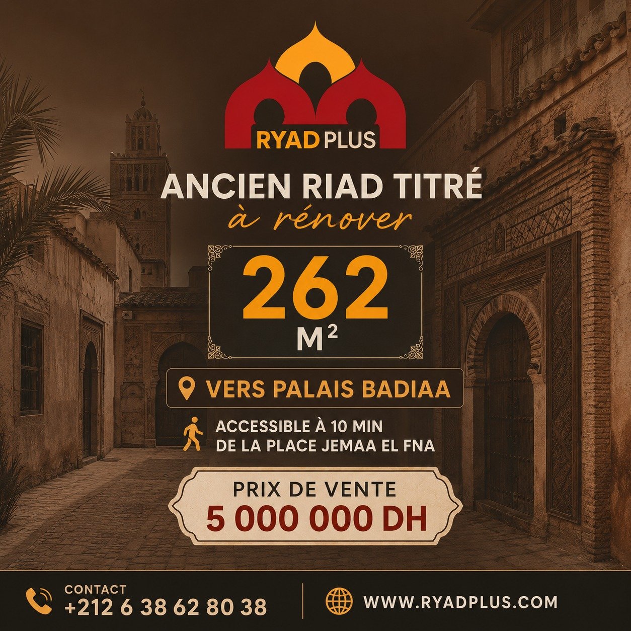 Riad à vendre