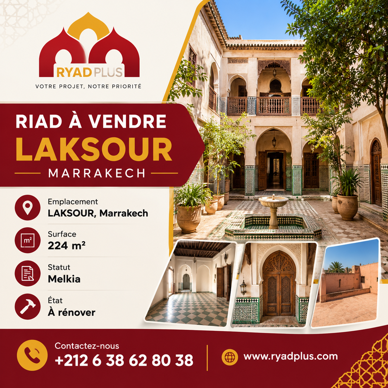 Riad à vendre